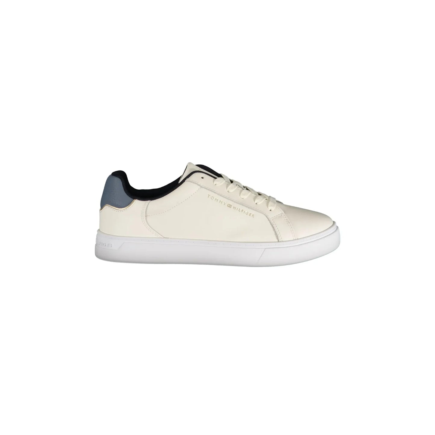 Tommy Hilfiger Calzatura Sportiva Donna Beige con Dettagli Blu