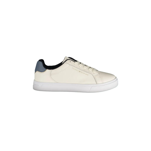 Tommy Hilfiger Calzatura Sportiva Donna Beige con Dettagli Blu