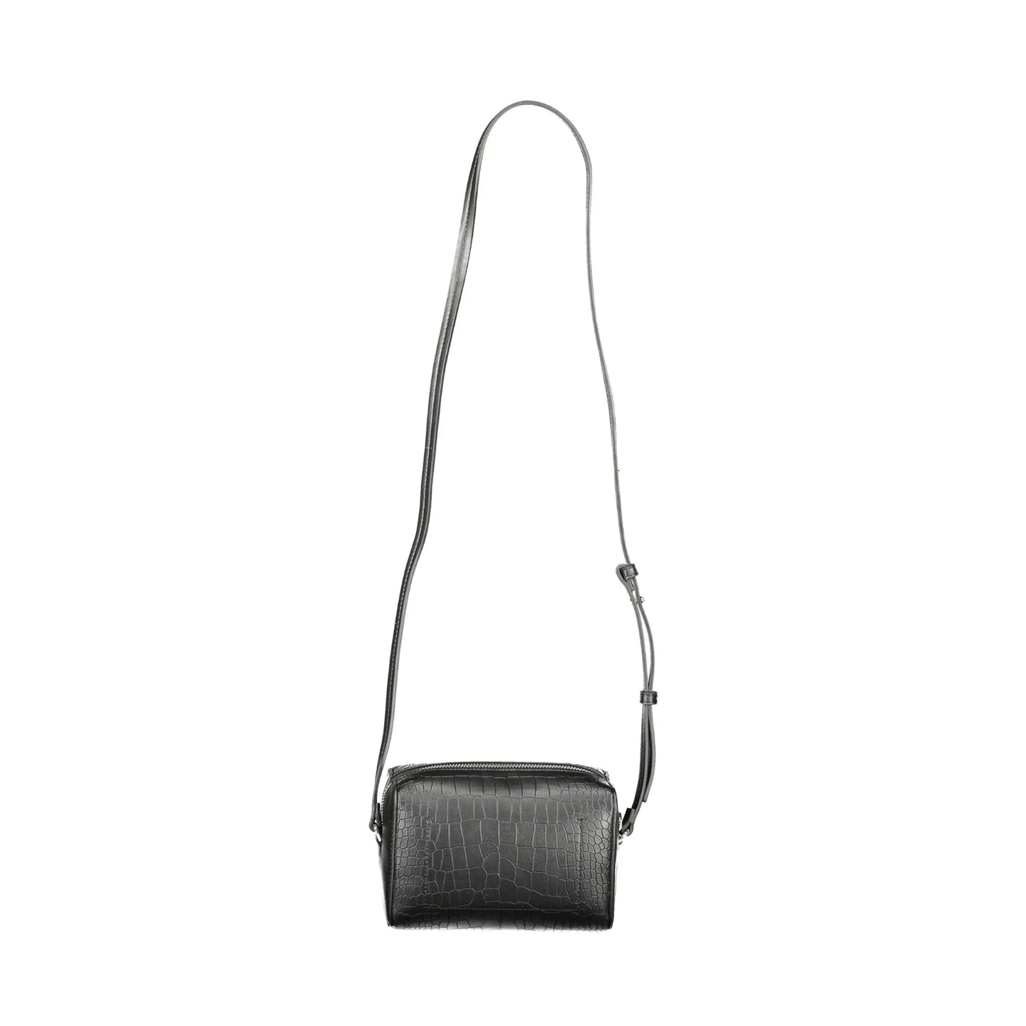 CALVIN KLEIN Borsa Donna Nera a Tracolla con Zip e Dettagli a Contrasto