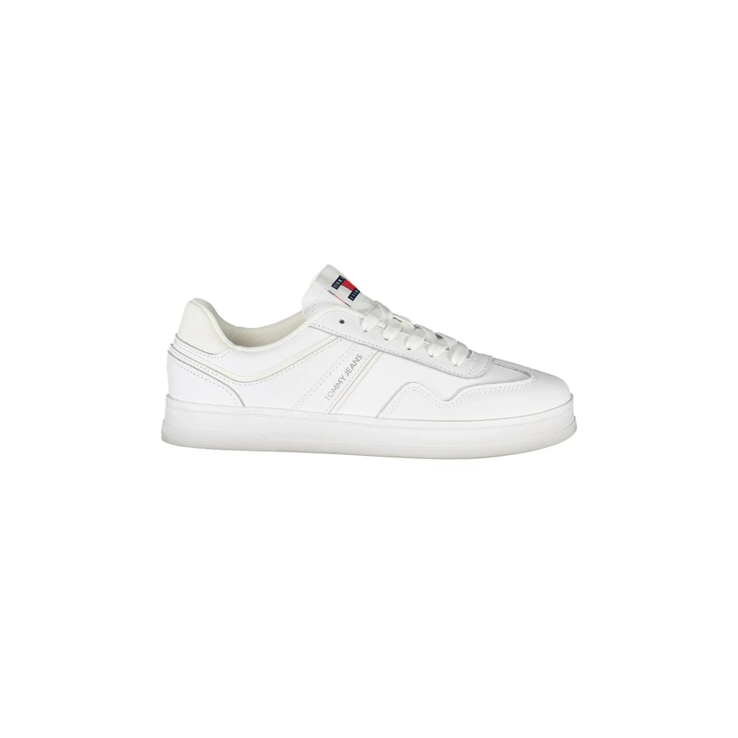 TOMMY HILFIGER Scarpe Sneakers Donna Bianche con Dettagli Ton sur Ton