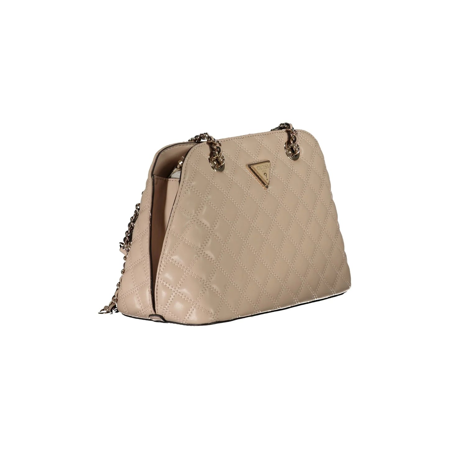 GUESS JEANS Borsa Donna GIULLY Beige con Manici in Catena