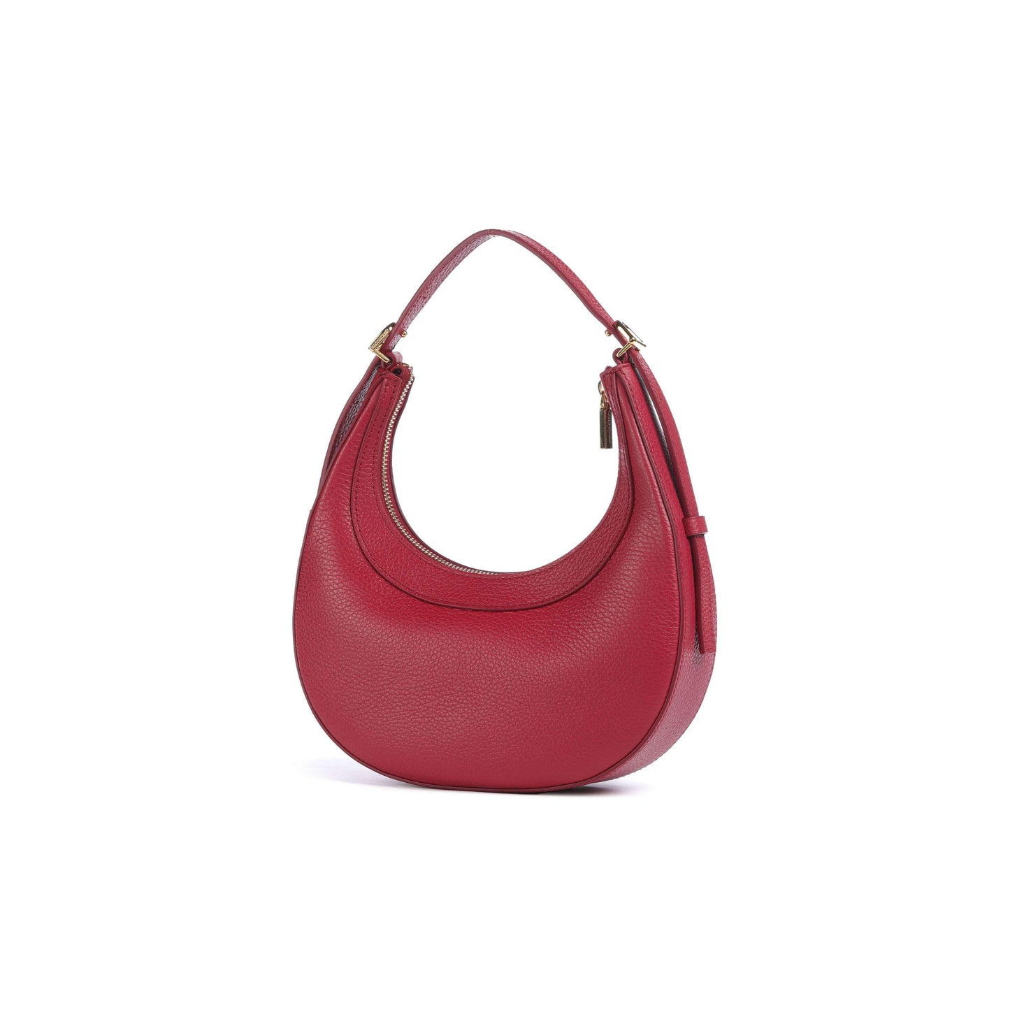 COCCINELLE Borsa Donna a Spalla e Tracolla Rossa, In Vera Pelle, Whisper