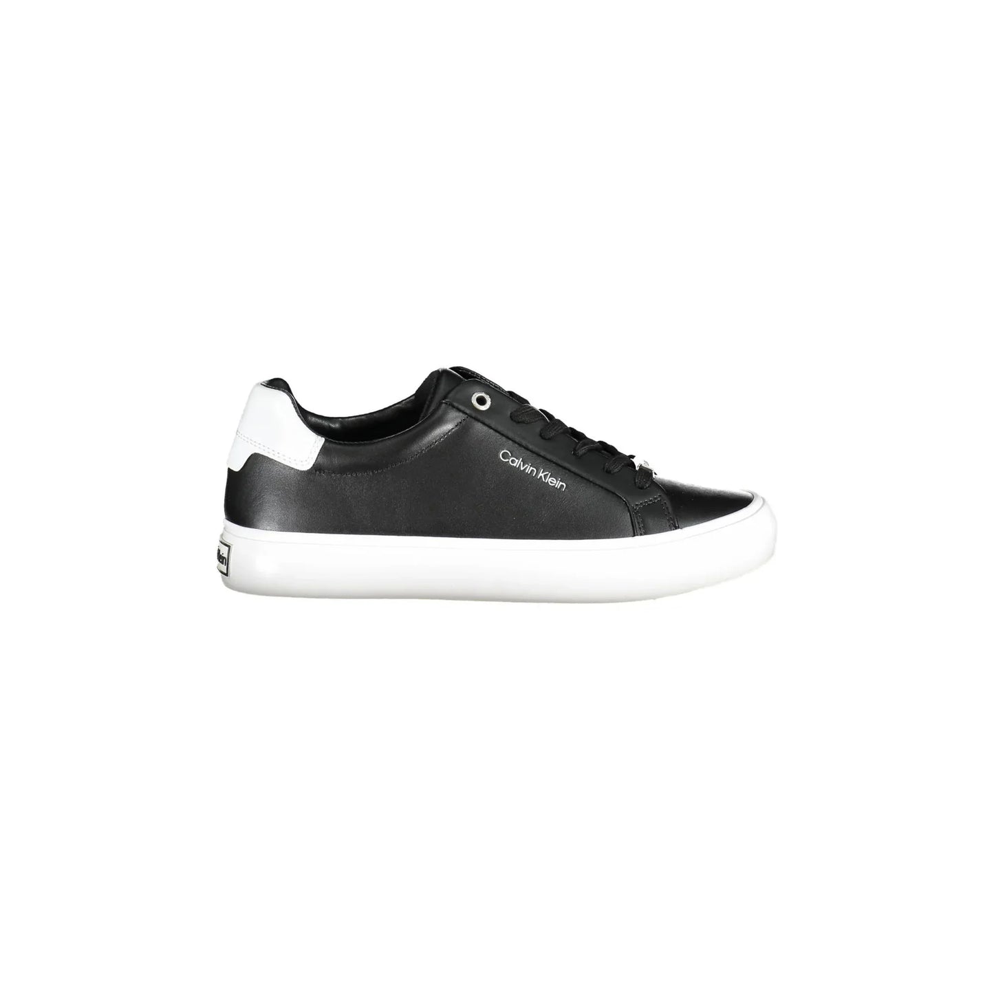 CALVIN KLEIN Scarpe Sneakers Donna Nere con Dettagli a Contrasto e Logo