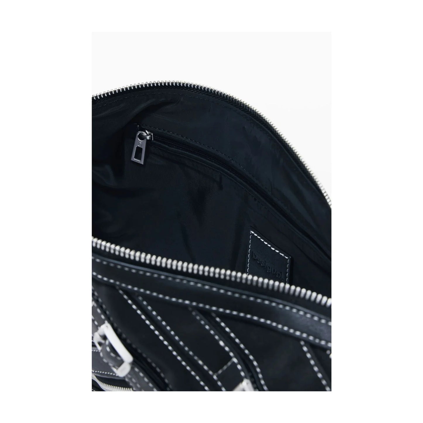 DESIGUAL Borsa Donna Nera a Spalla Fibonacci Munster 2.0