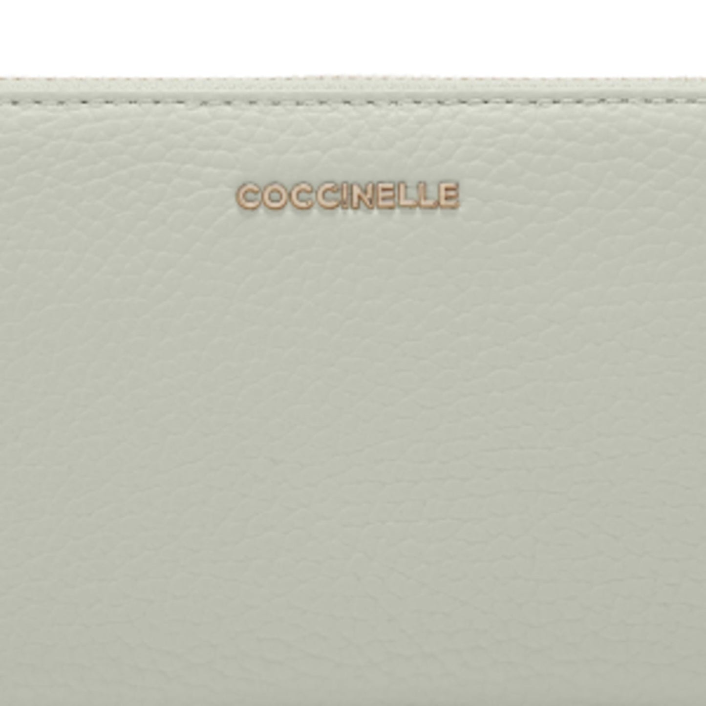 COCCINELLE Portafoglio Donna Grande Verde, In Vera Pelle, Metallic Soft Large