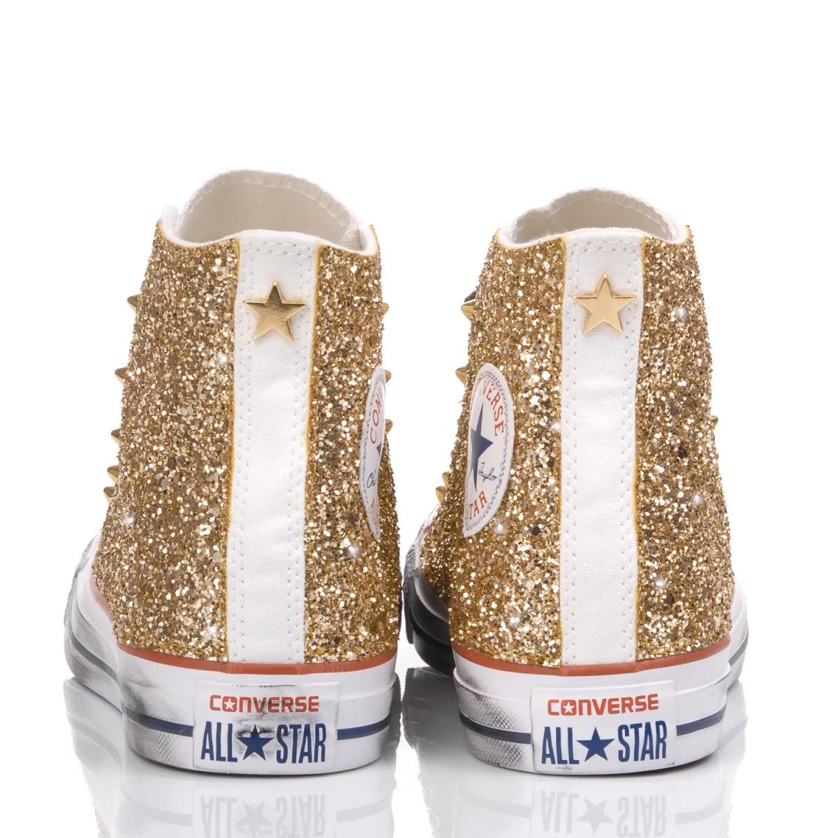 Converse Glitter Gold