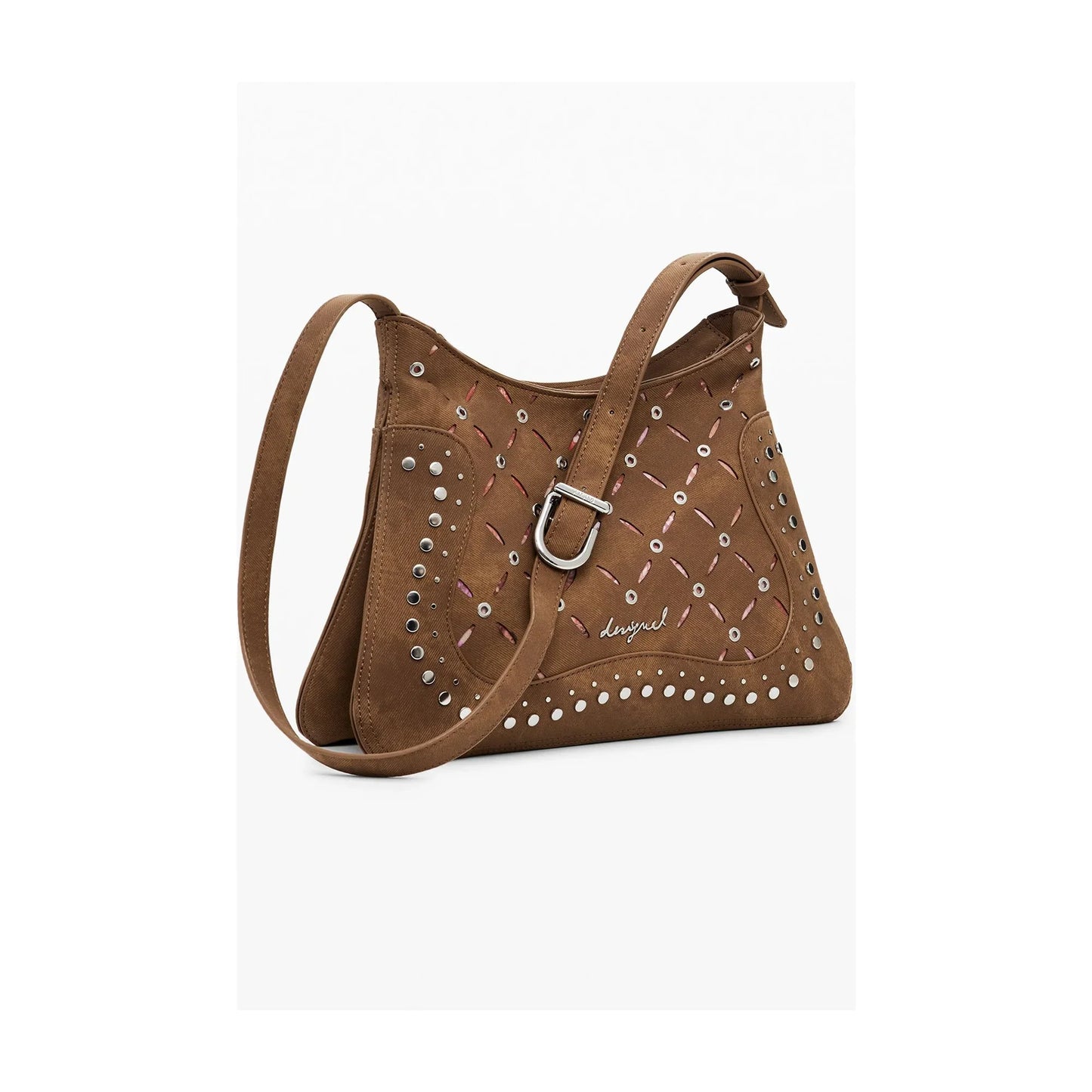 DESIGUAL Borsa Donna a Tracolla Yankee Manaos con Borchie