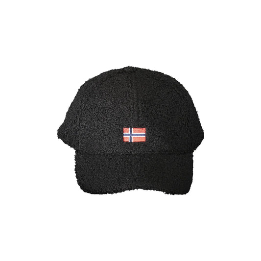NORWAY 1963 Cappello Uomo Nero con Visiera e Chiusura Strap