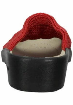 Arcopedico 1301 Ciabatta In Knitted Classic Aperta SPLASH I 06 Red