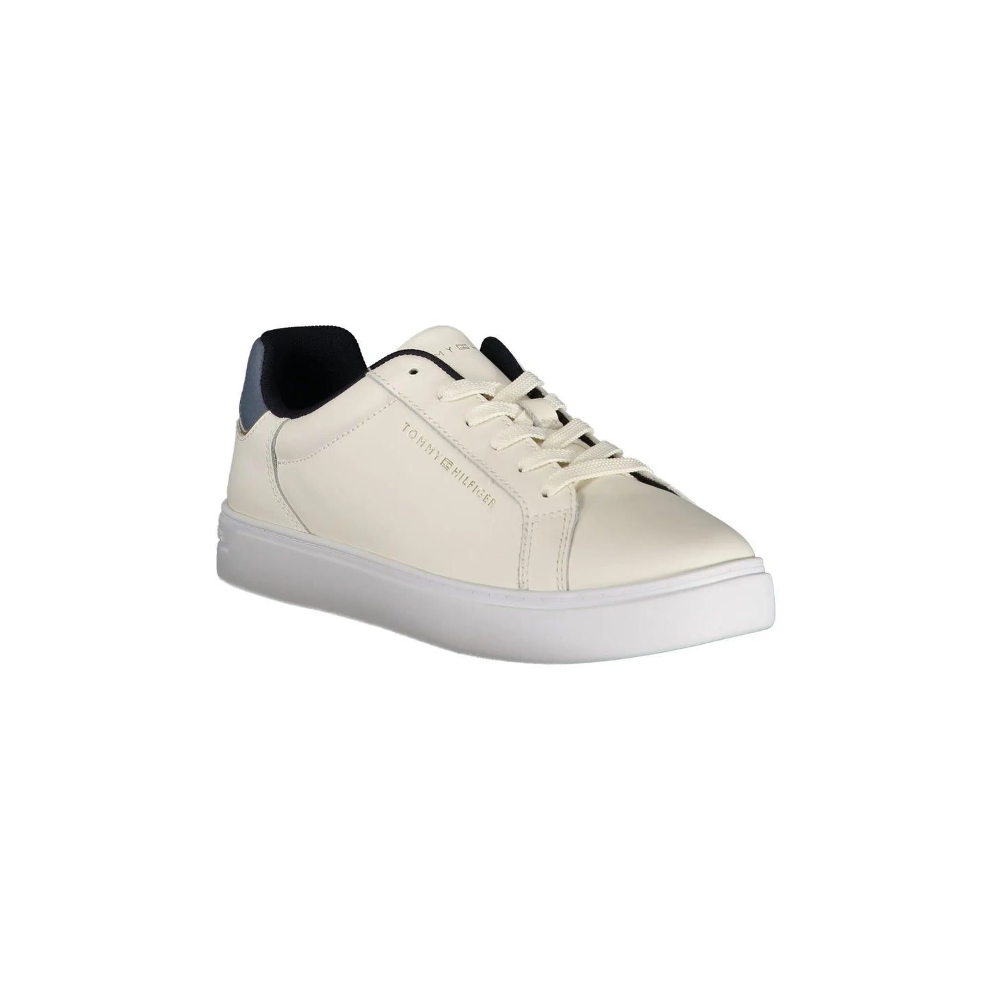 Tommy Hilfiger Calzatura Sportiva Donna Beige con Dettagli Blu