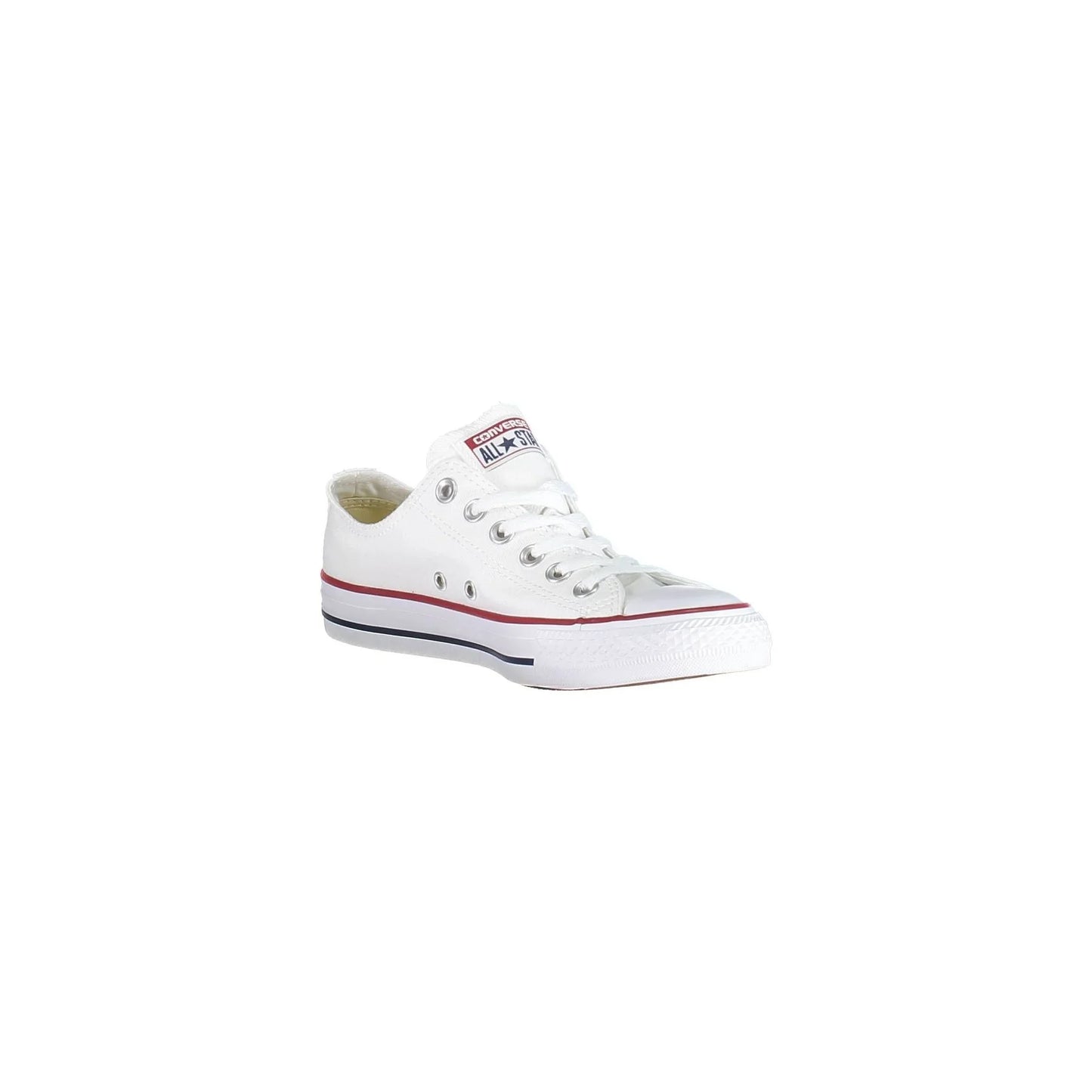 CONVERSE Sneakers Donna Bianche con Stringhe e Suola a Contrasto