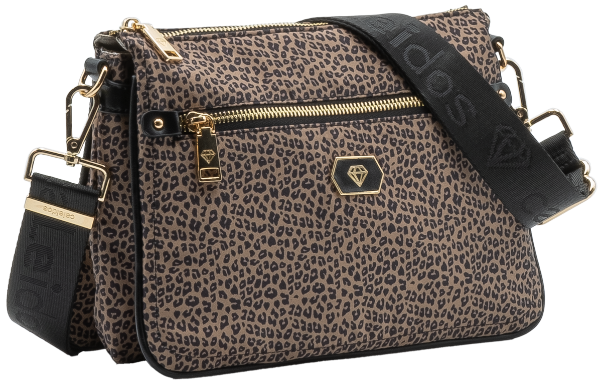 Caleidos 902N 21B – Borsa a tracolla stampa animalier