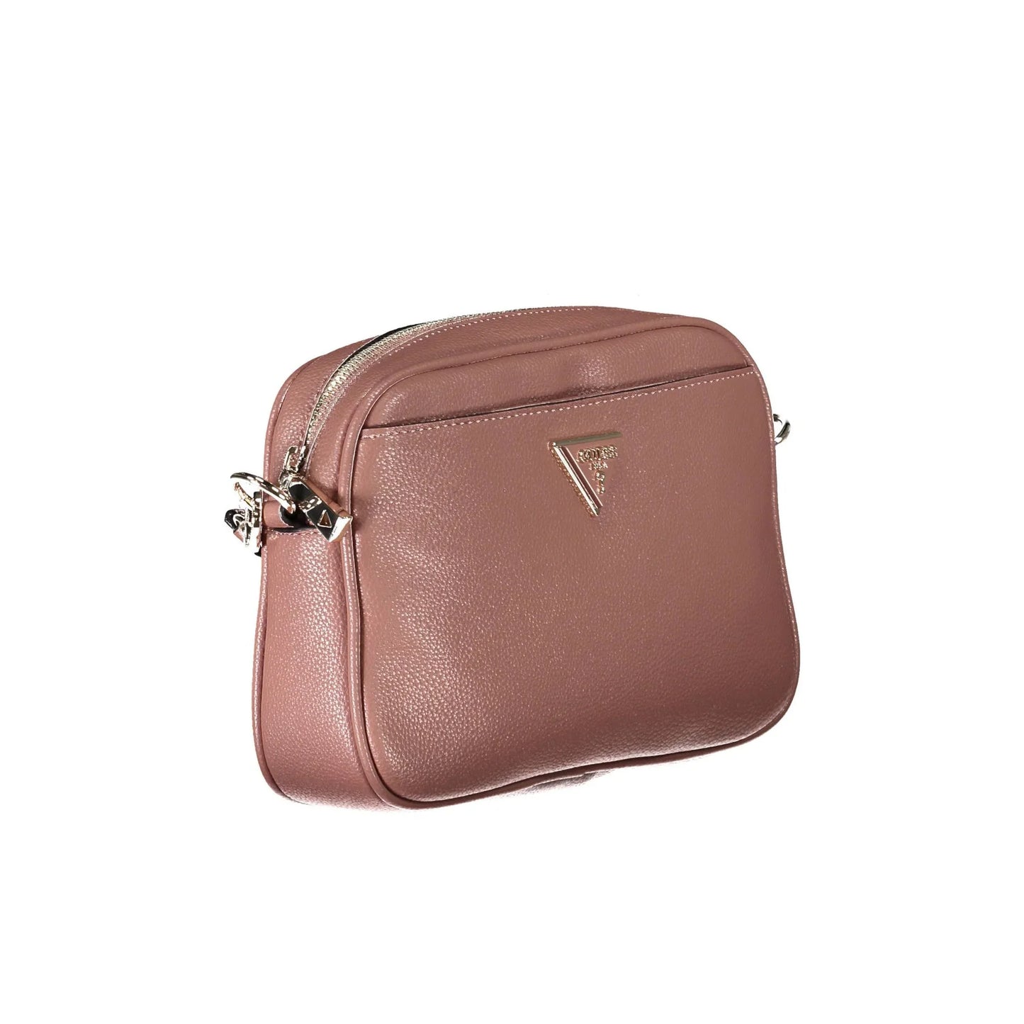 GUESS JEANS Borsa Donna a Tracolla Rosa con Chiusura Zip