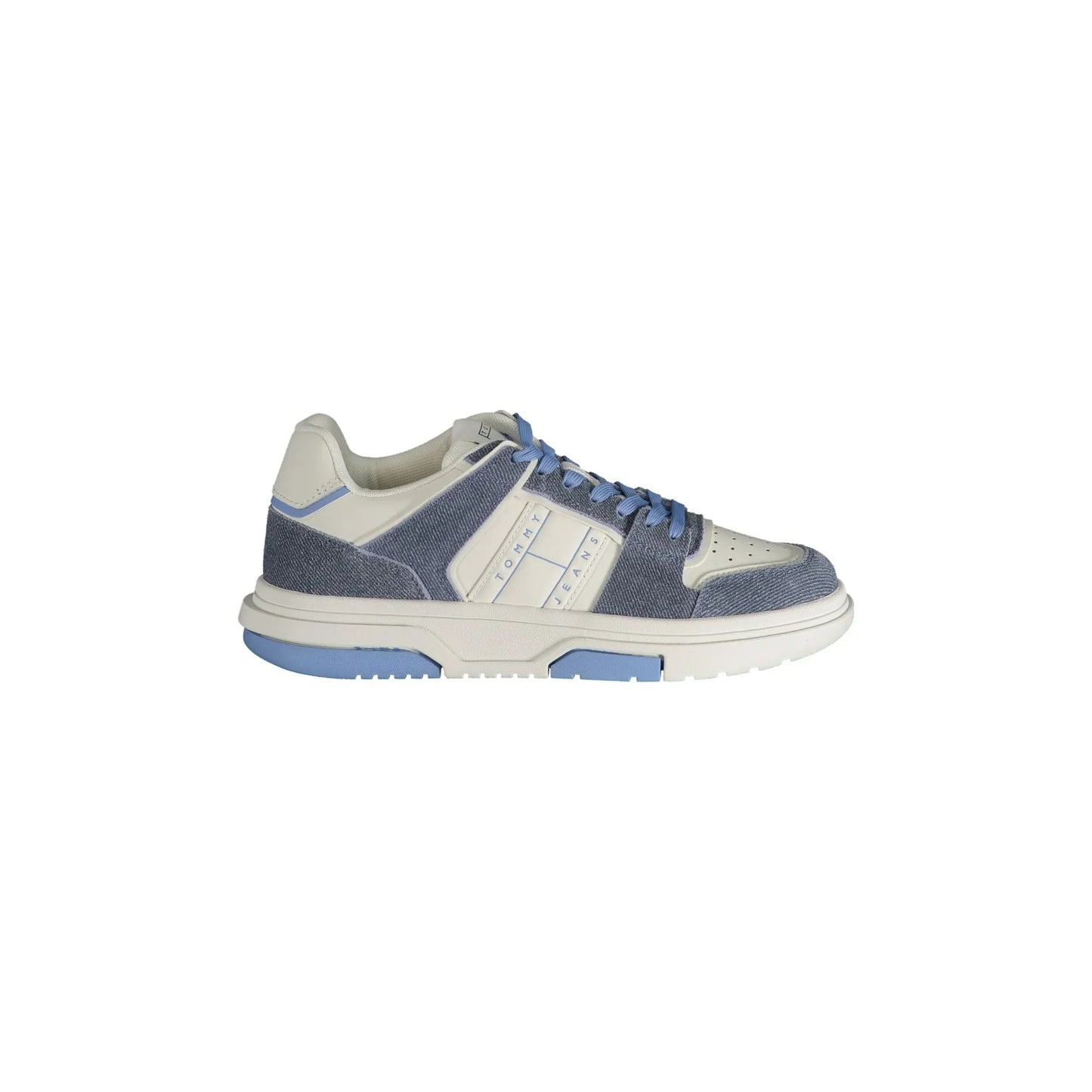 TOMMY HILFIGER Scarpe Sneakers Donna Azzurre con Dettagli a Contrasto