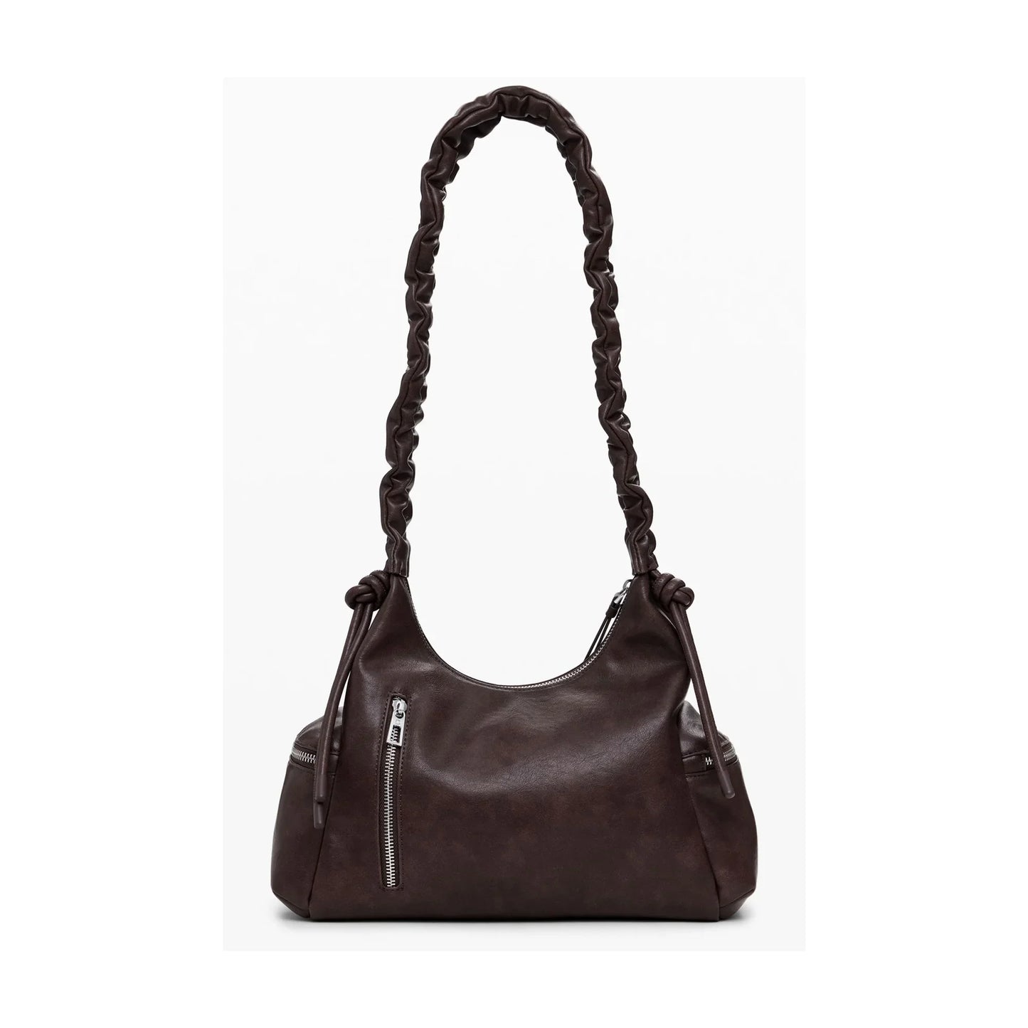 DESIGUAL Borsa Donna Marrone a Spalla Half Logo Montville