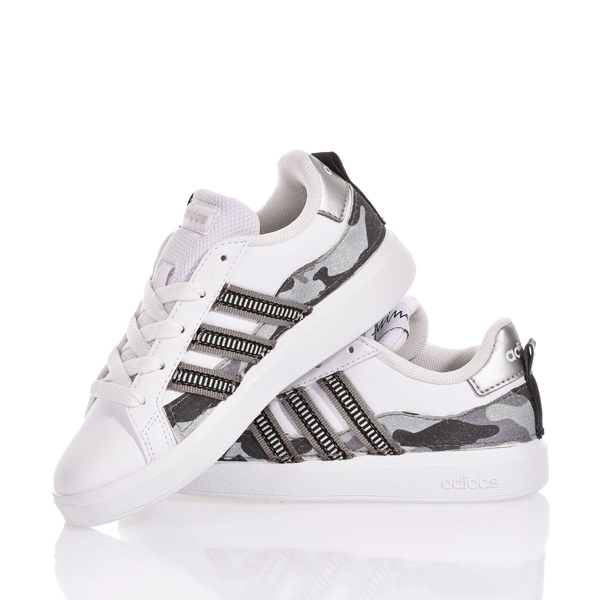 Adidas Junior Grey Camo