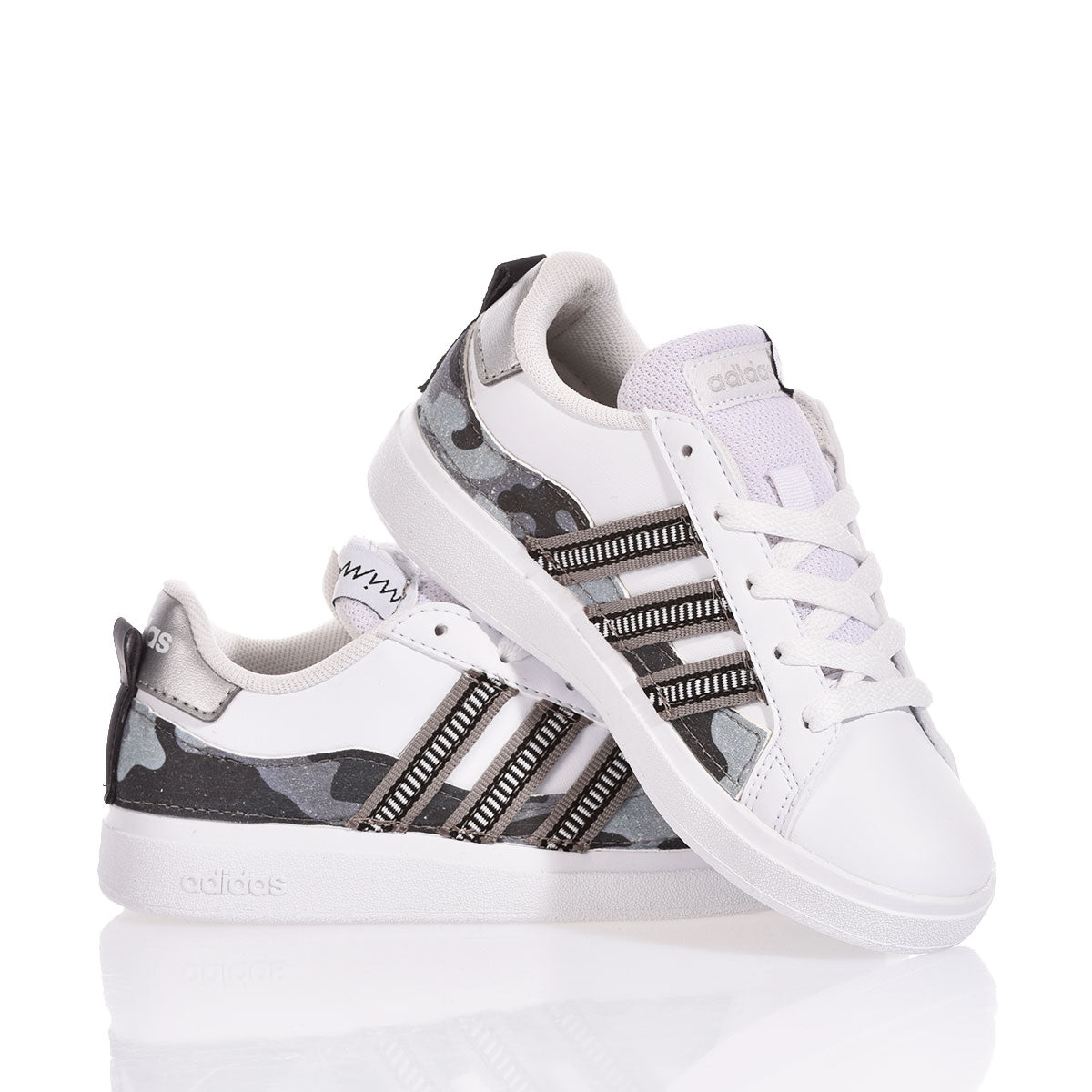 Adidas Junior Grey Camo
