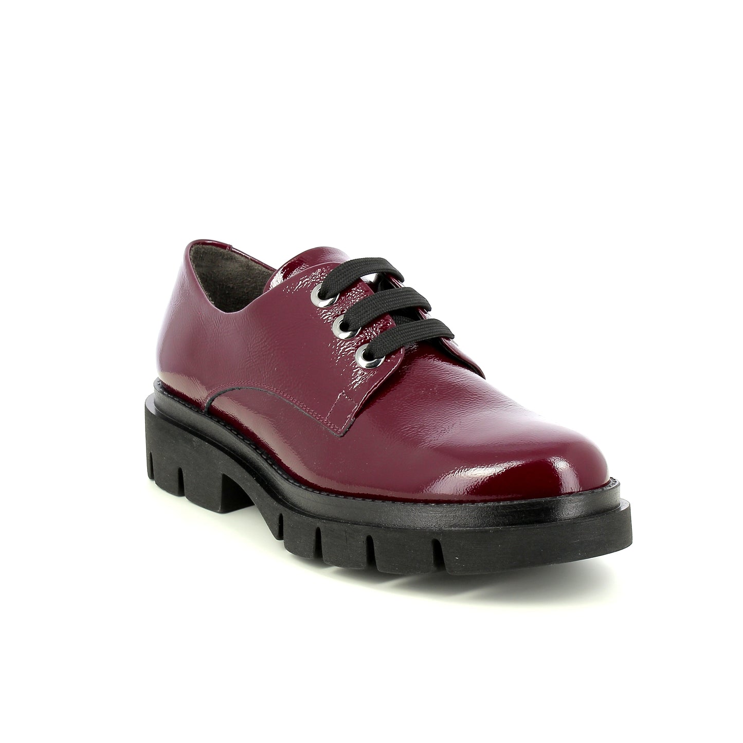 Melluso R45425 stringata in naplak bordò linea comfort