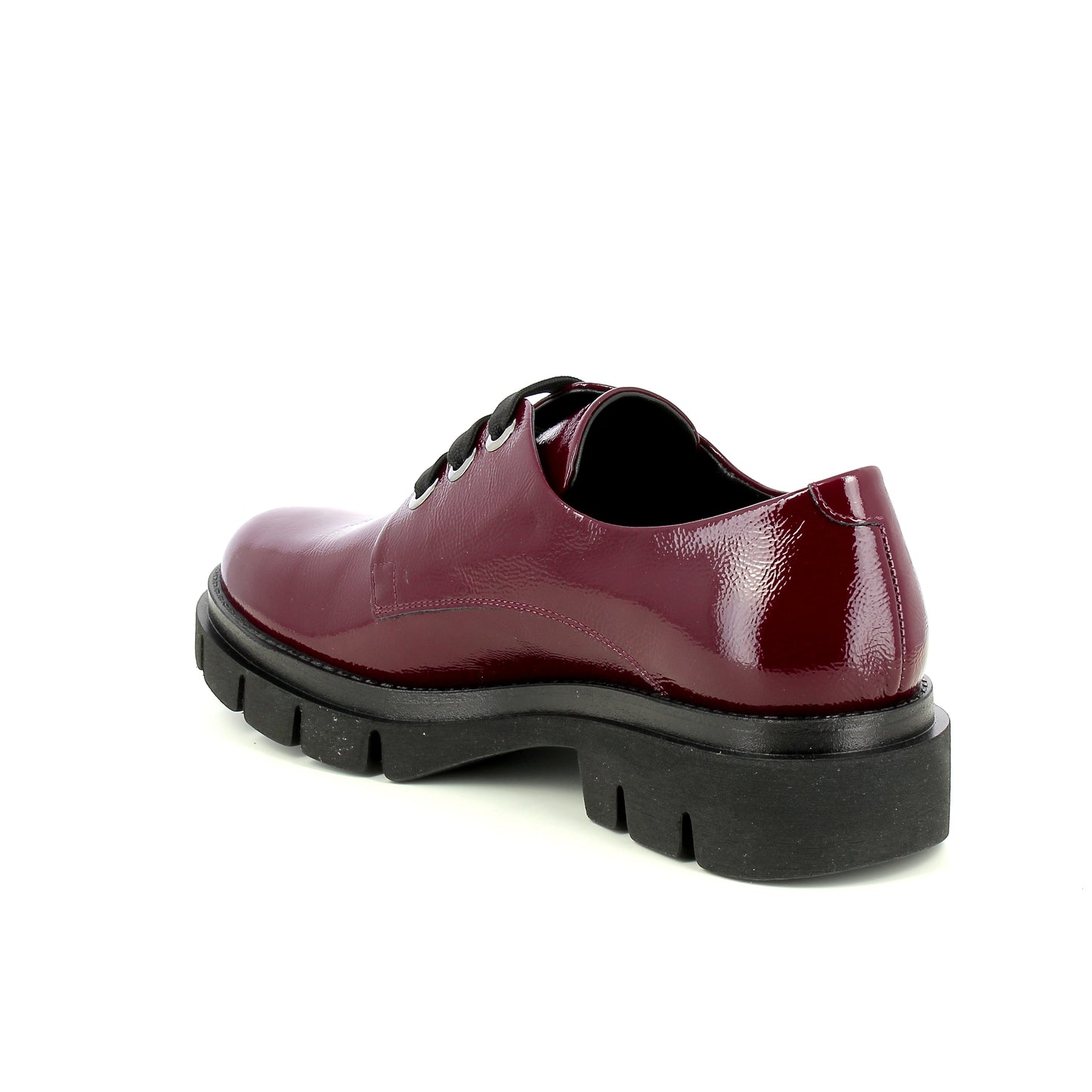 Melluso R45425 stringata in naplak bordò linea comfort