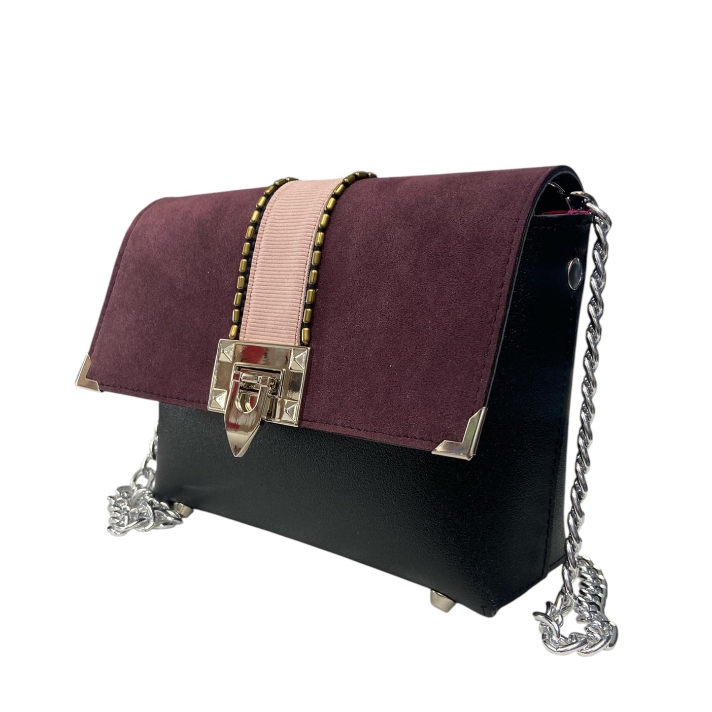 Box Bordeaux Rose - Borsa donna a tracolla