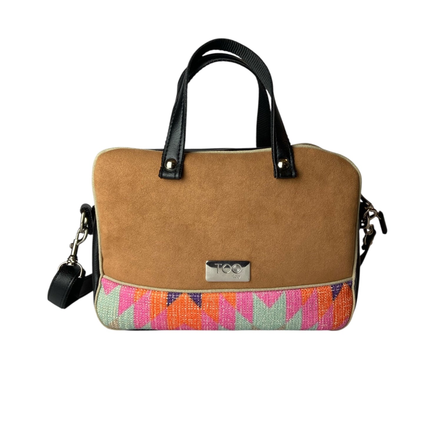 Camera Bag Geometrica  - Borsa donna a mano e tracolla