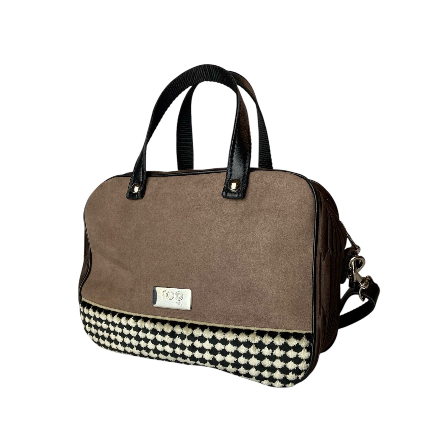 Camera Bag Pied de Poule  - Borsa donna a mano e tracolla