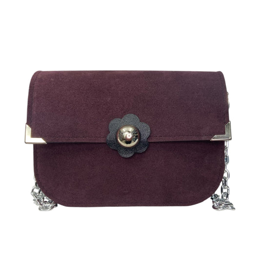 Chicca Mini Bordeaux - Messenger Bag con tracolla
