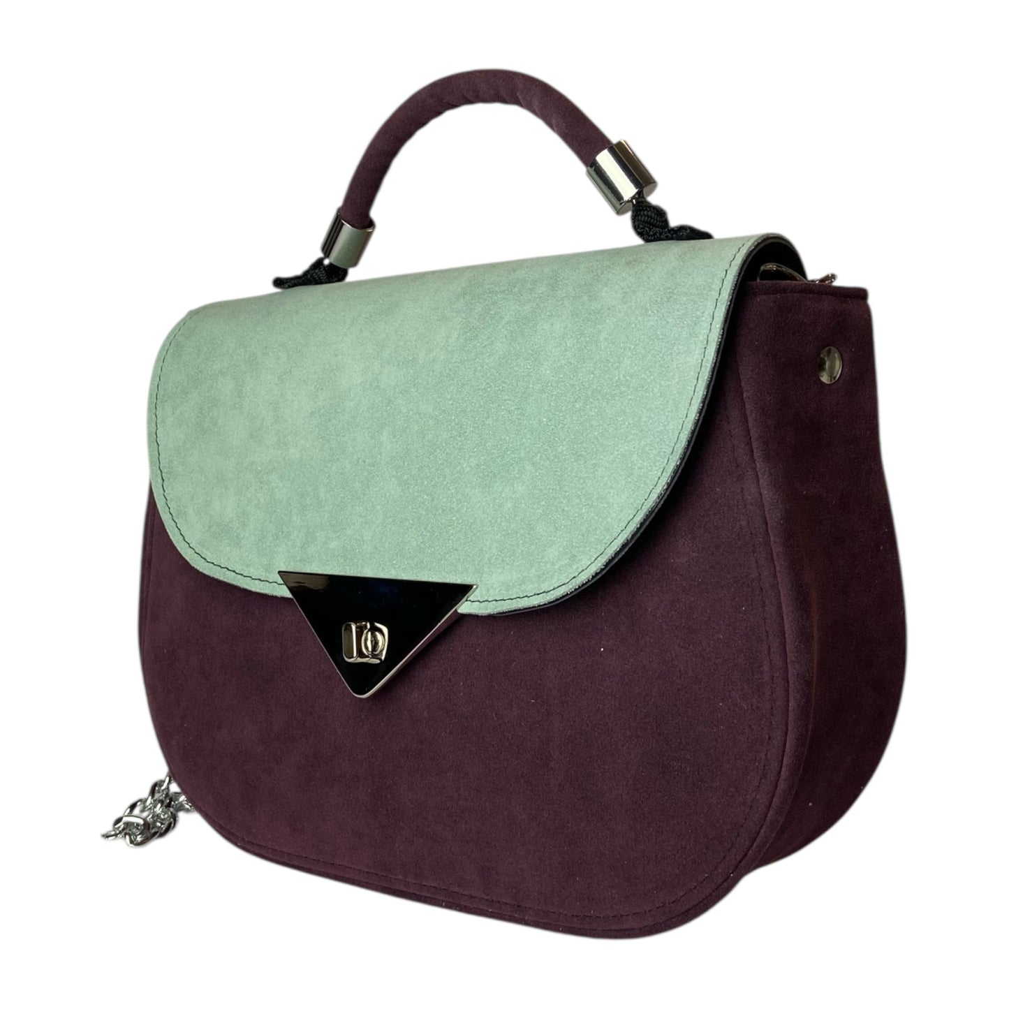 Everyday Mint & Bordeaux - Borsa donna a mano e tracolla