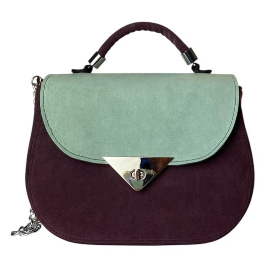 Everyday Mint & Bordeaux - Borsa donna a mano e tracolla