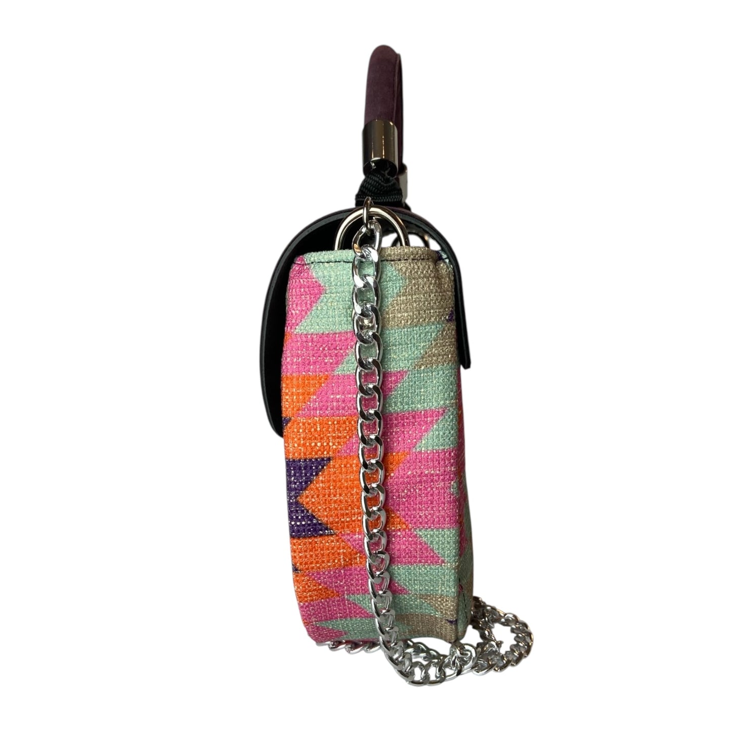 Everyday Geometrica Bordeaux - Borsa donna a mano e tracolla