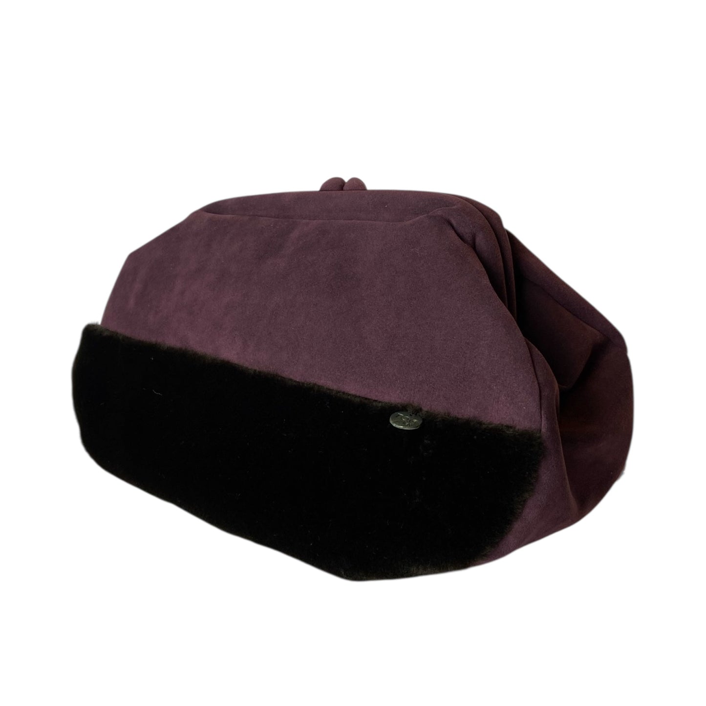 Fluffy Bordeaux Noir - Pouch donna