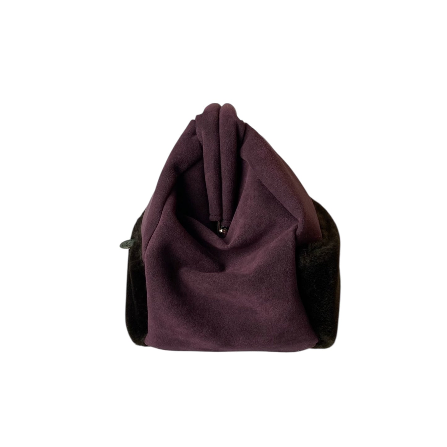 Fluffy Bordeaux Noir - Pouch donna