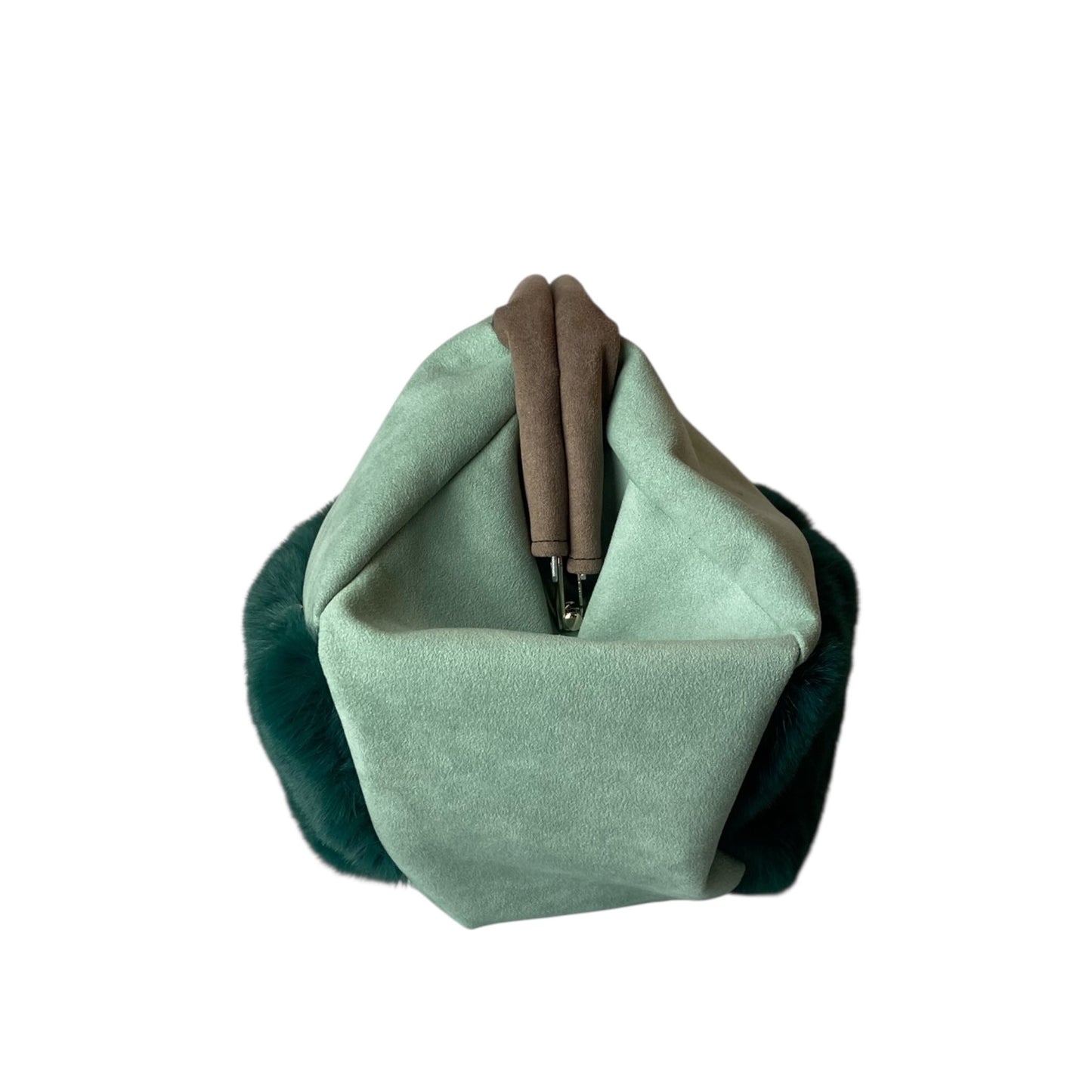 Fluffy Green Mint - Pouch donna