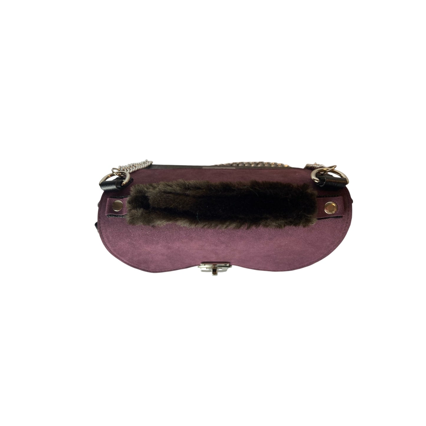 Mini Miura Nera & Prugna - Borsa donna a mano e tracolla