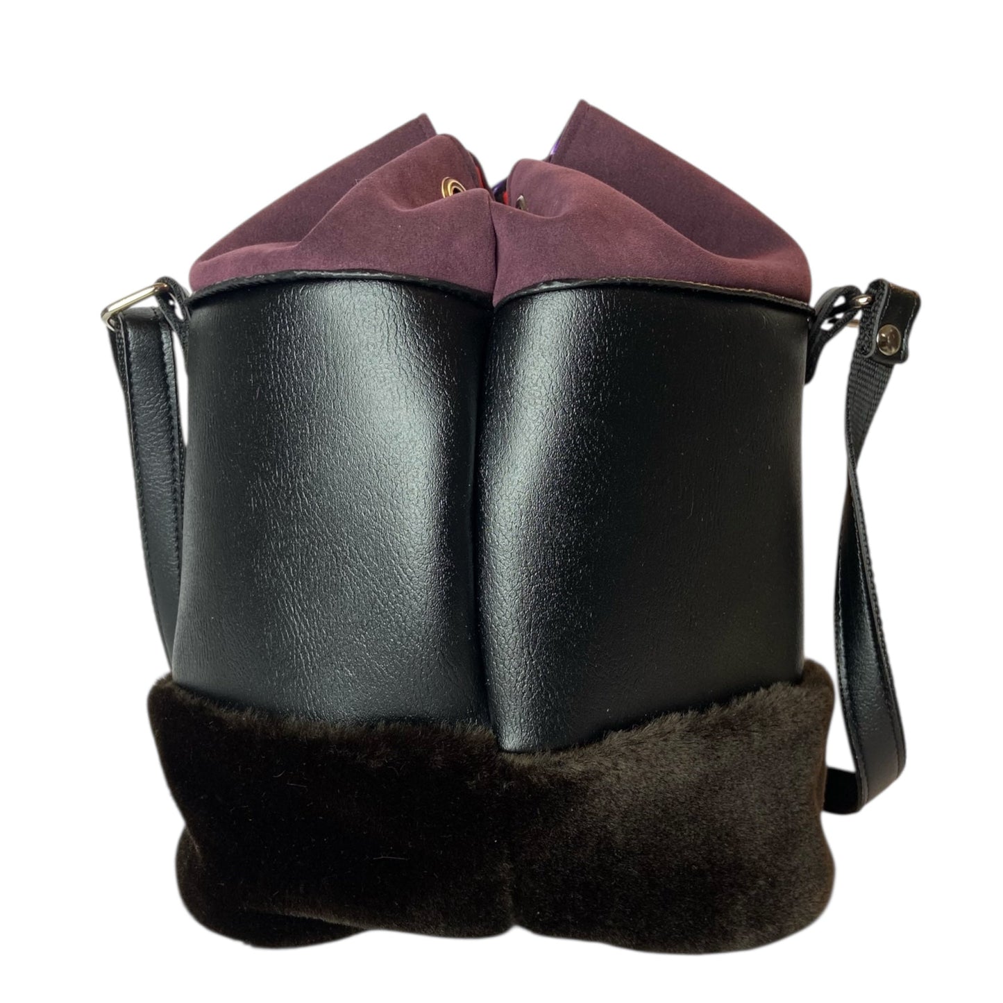 Secchiello Noir Bordeaux - Borsa donna a tracolla