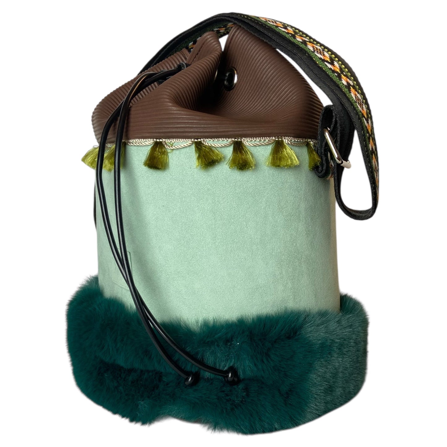 Secchiello Green Forest - Borsa donna a tracolla