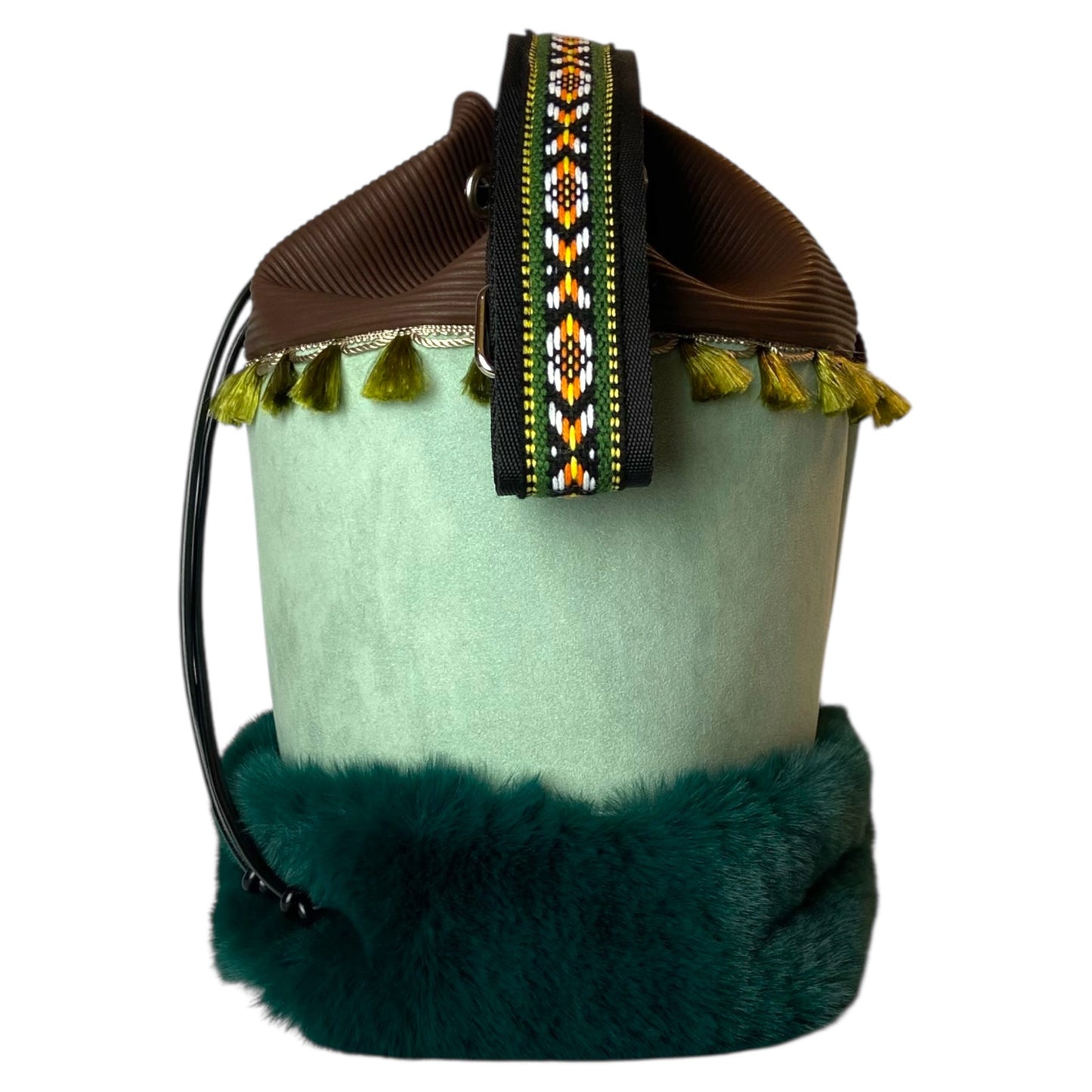 Secchiello Green Forest - Borsa donna a tracolla