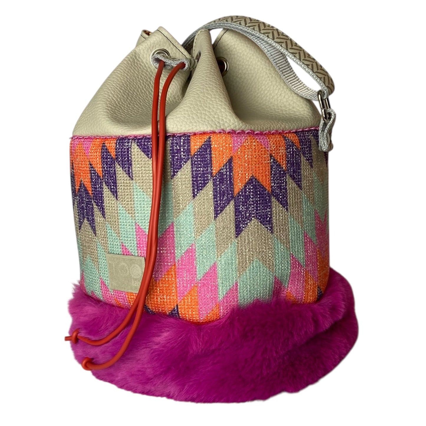 Secchiello Fucsia Pop - Borsa donna a tracolla