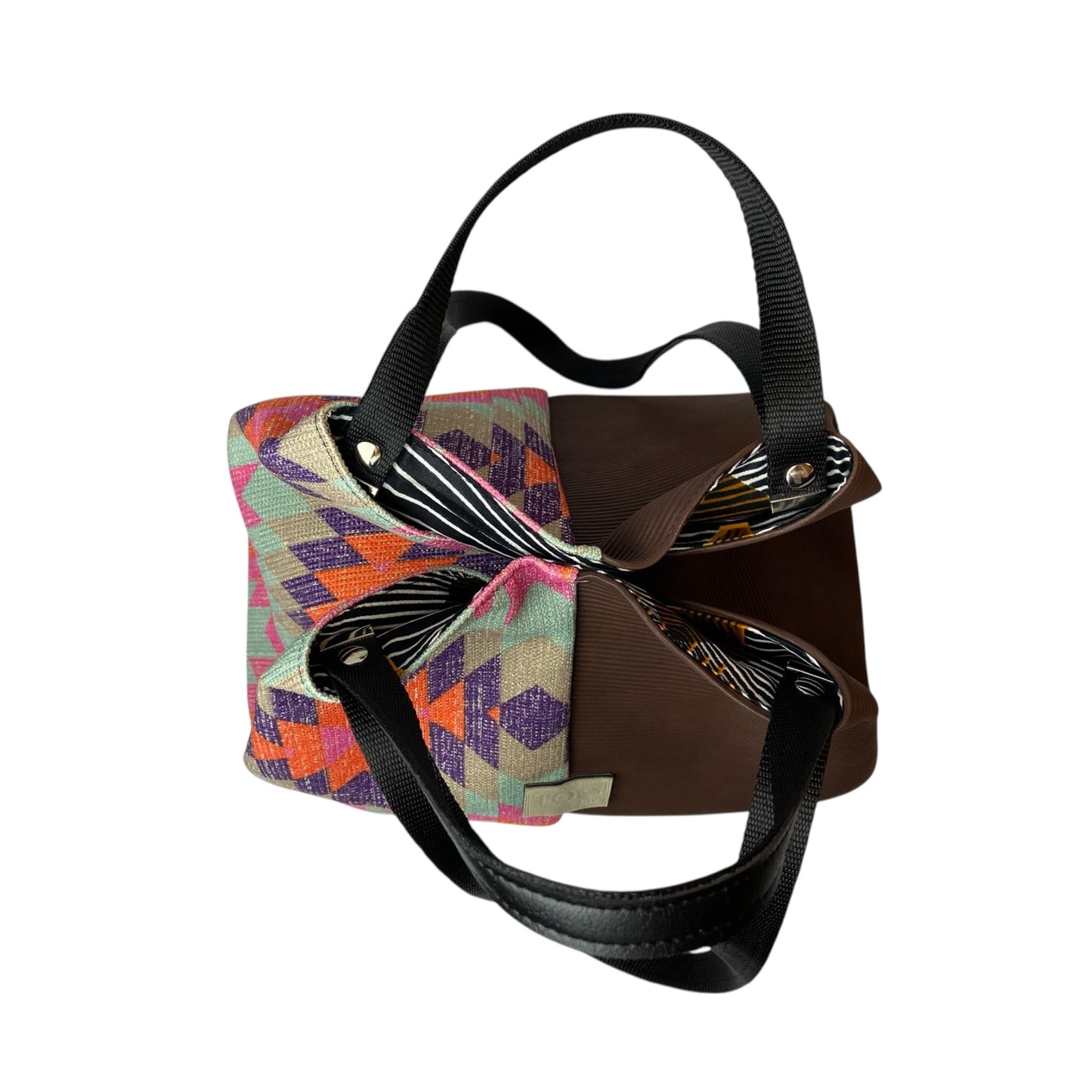 Tote Patchwork Chic - Borsa donna a mano e a spalla