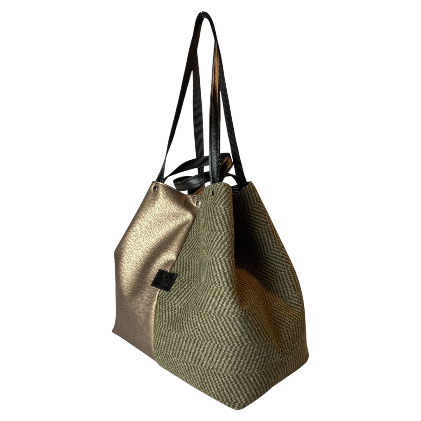 Tote Verde Salvia - Borsa donna a mano e a spalla