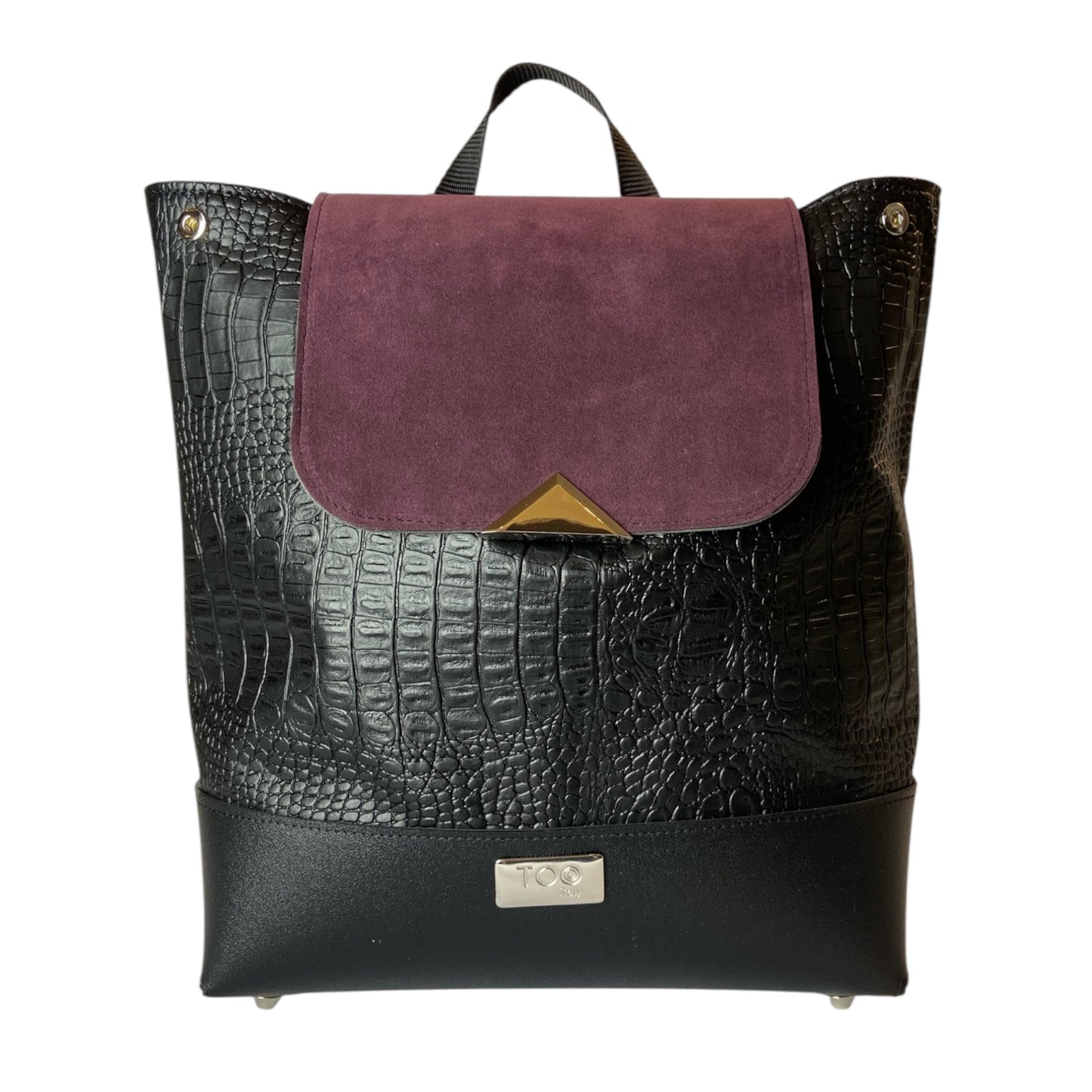 Tre Terzi Zaino Nero Cocco - Zaino donna