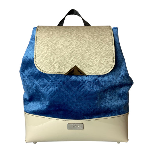 Tre Terzi Zaino Blu & Beige - Zaino donna