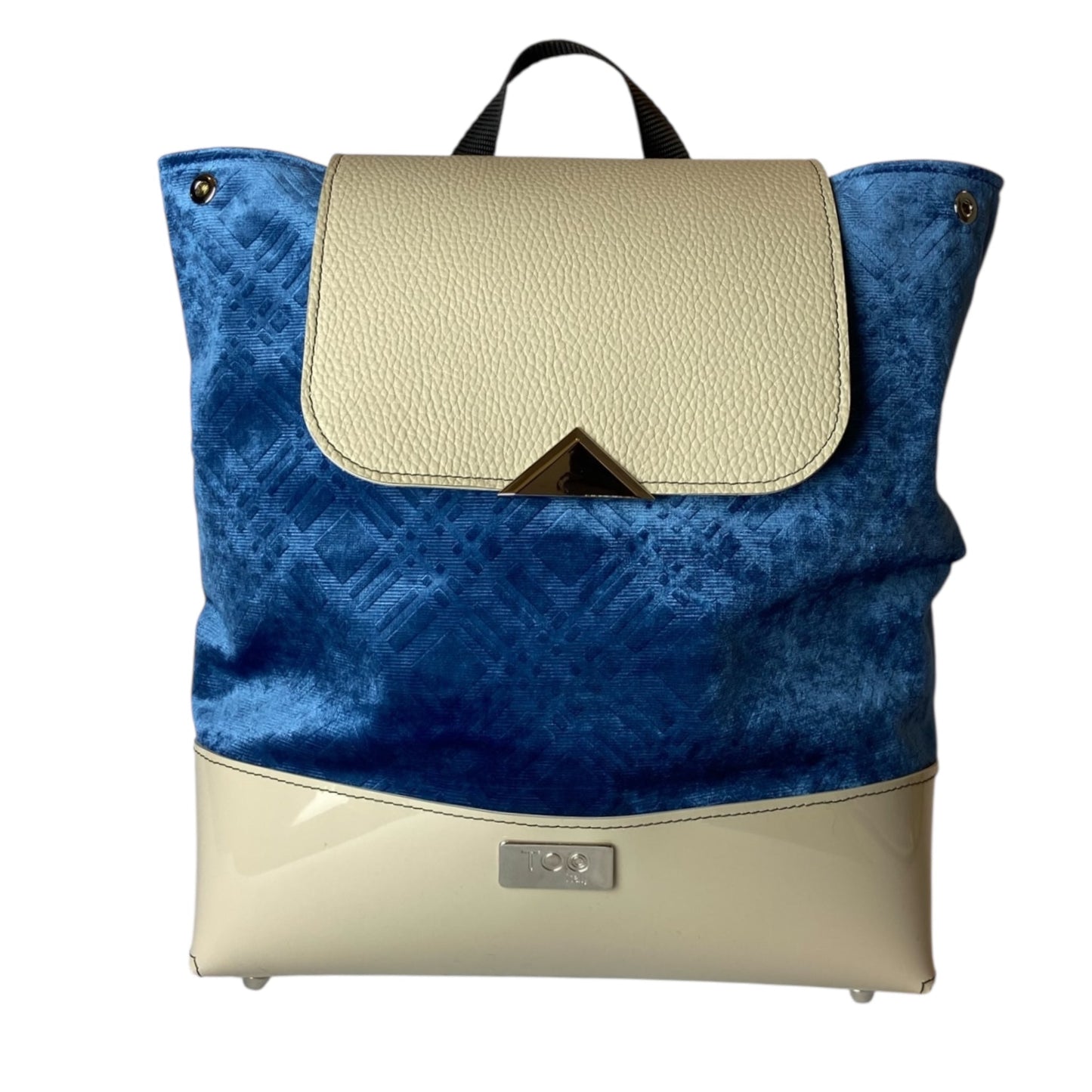 Tre Terzi Zaino Blu & Beige - Zaino donna