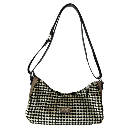 Vivienne Optical Black - Borsa donna a spalla