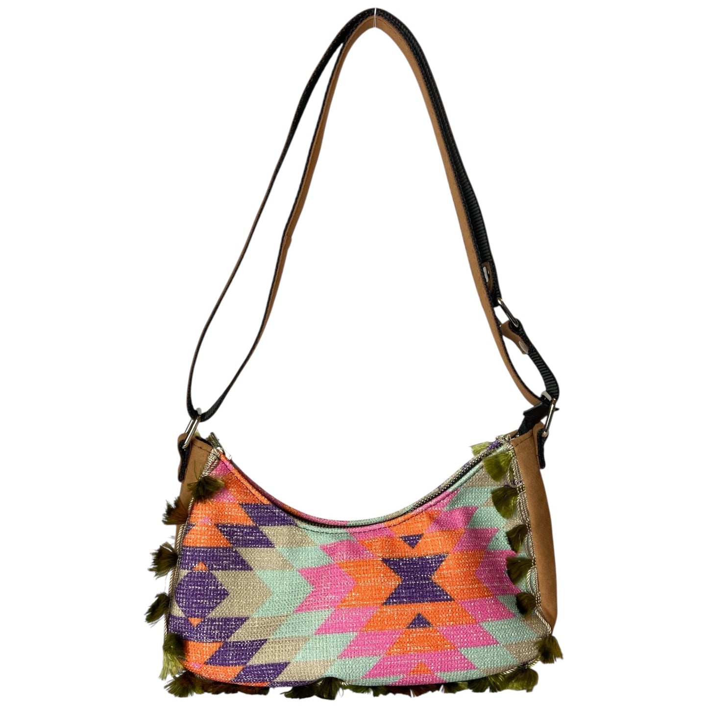 Vivienne Geometrica Multicolor - Borsa donna a spalla
