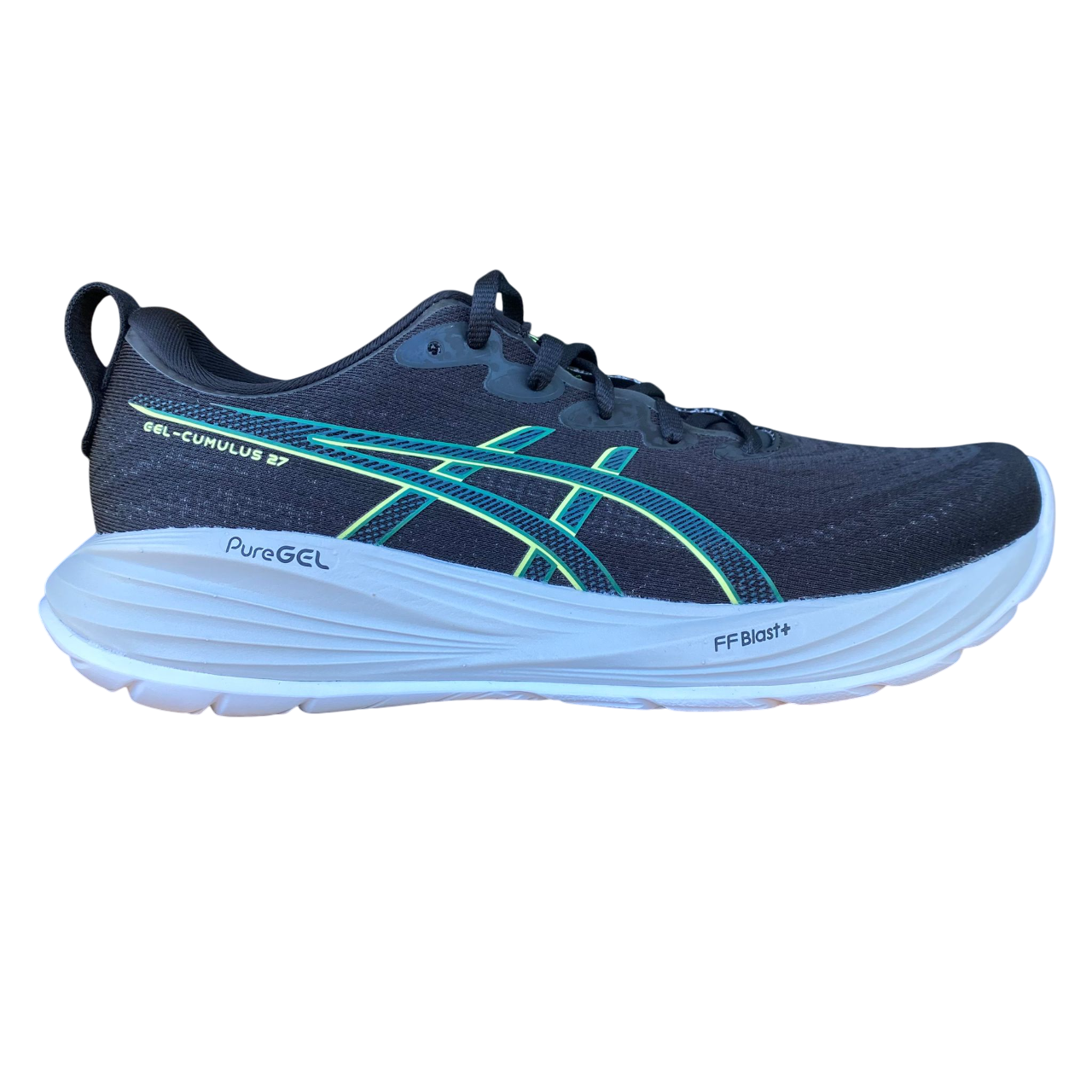Asics GEL-Cumulus 27 1011B960-004 Scarpe Running Uomo Nero/Giallo