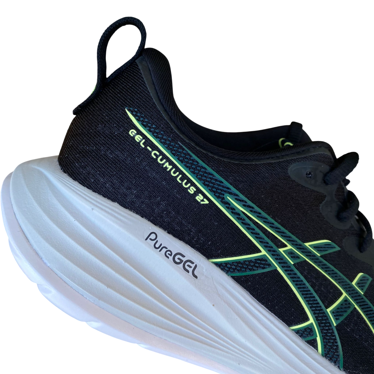 Asics GEL-Cumulus 27 1011B960-004 Scarpe Running Uomo Nero/Giallo