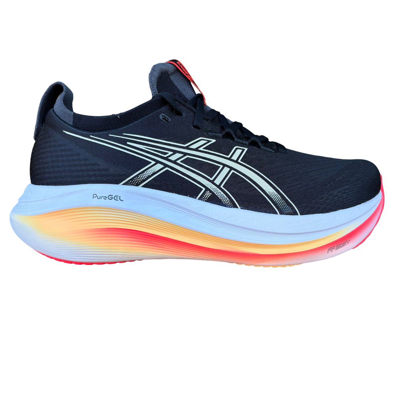 Asics Gel-Nimbus 27 Scarpe Running Uomo Nero Khaki - 1011B958-005