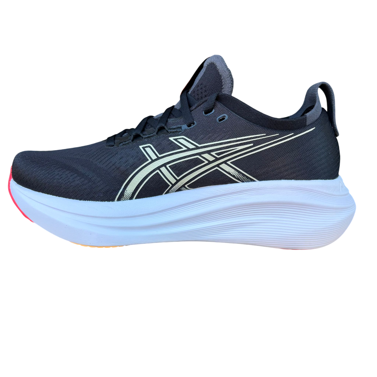 Asics Gel-Nimbus 27 Scarpe Running Uomo Nero Khaki - 1011B958-005