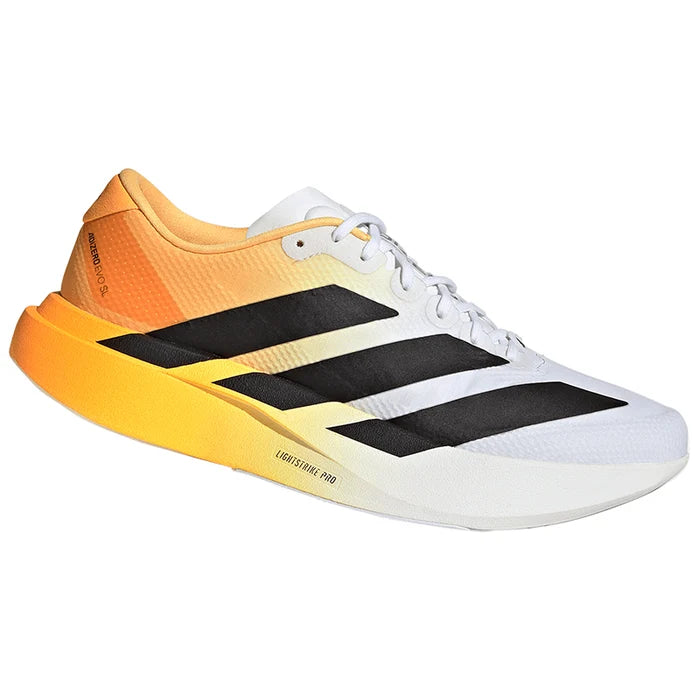 Adidas Adizero Evo SL KZ9022 Uomo Bianco Giallo - Scarpe Running